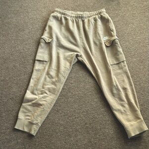 I’m selling these Nike tan sweatpants for $50